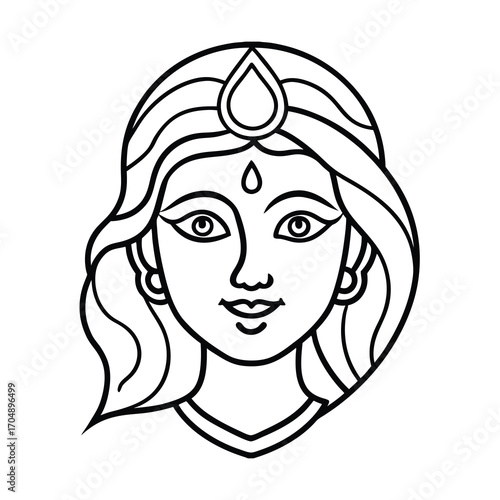 girl with long hair