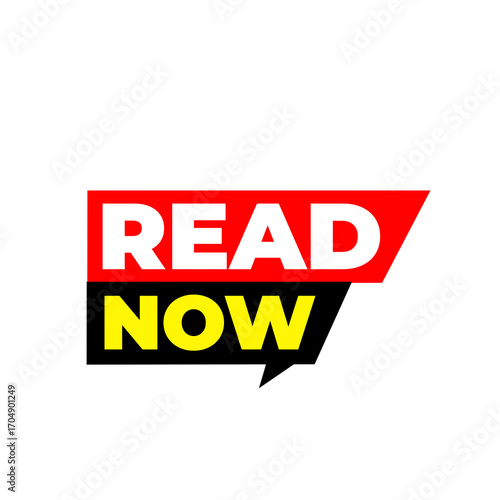 READ NOW png, red colour tag, education icon, learning digital layout, modern clean design