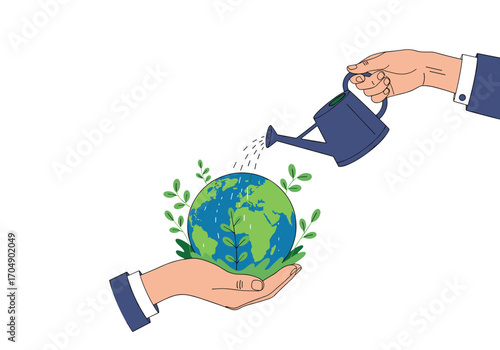 Nurturing our planet is a shared responsibility for a sustainable future.