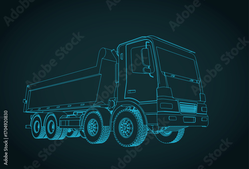 Dump truck sketch