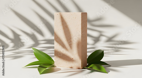 Wallpaper Mural Natural Skincare Product Mockup Beige Block Minimalist Branding Torontodigital.ca