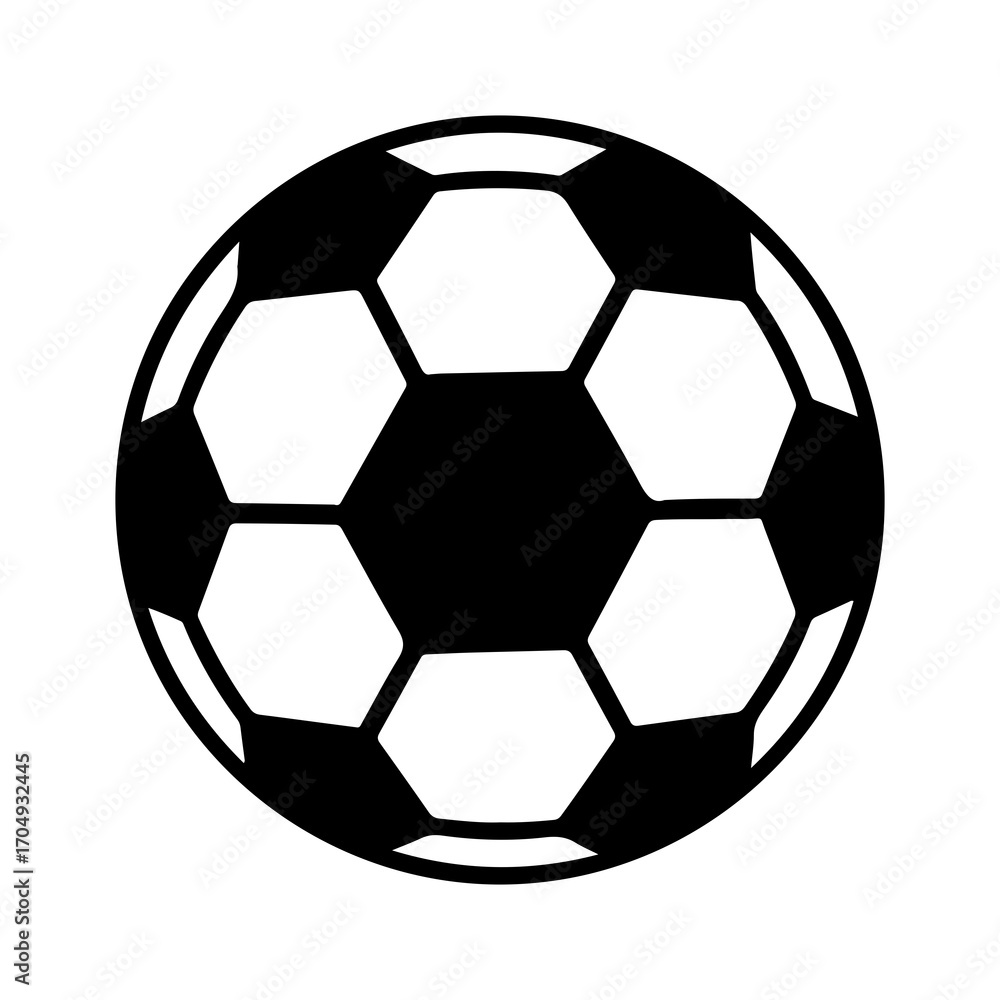 Fototapeta premium Classic soccer ball with transparent background