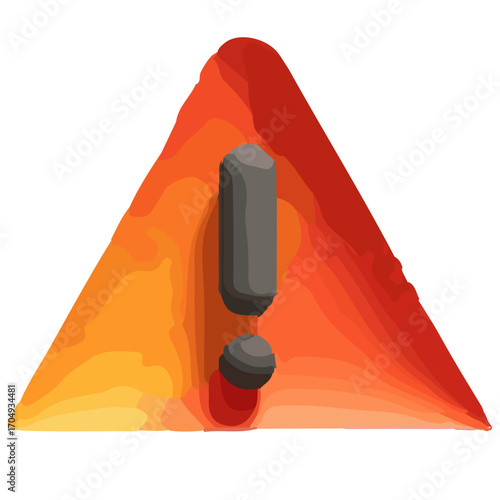 This a vector designed Warning icon/LOGO, which is used on any Branded T-shirts or Sports Jersey or Tank top or many required places