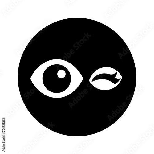 Eyes icon with transparent background