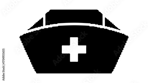 First aid kit icon with transparent background