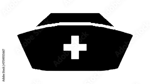 First aid kit icon with transparent background