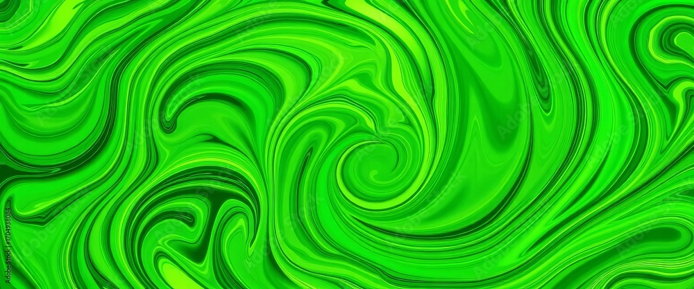 Fototapeta premium Abstract swirling green and light green spring pattern, vibrant and fresh , green spring, fresh green