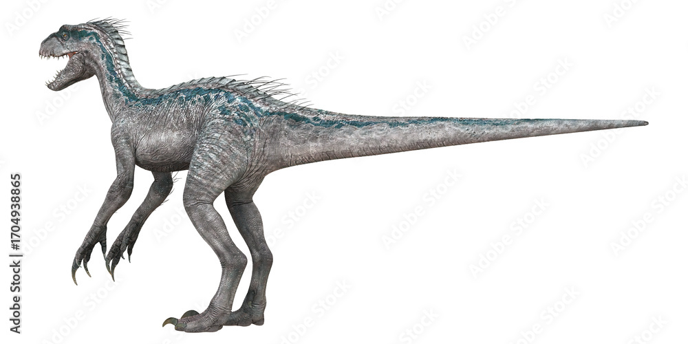 Fototapeta premium Realistic depiction of a fierce Theropod dinosaur.