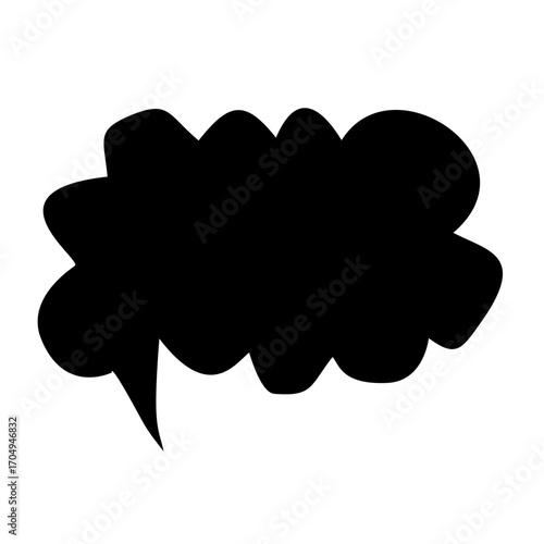 Provide speech balloons, comic stickers, dialog boxes and blank social media message boxes with balloon silhouettes or communication network symbols in cartoon doodle style. Information, ideas, quotes