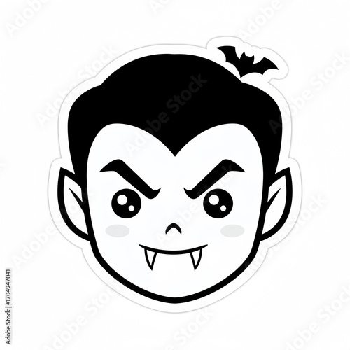 Vampire Sticker Icon