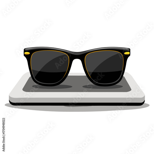 sunglasses isolated on white