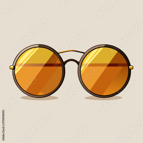 sun glasses on a white