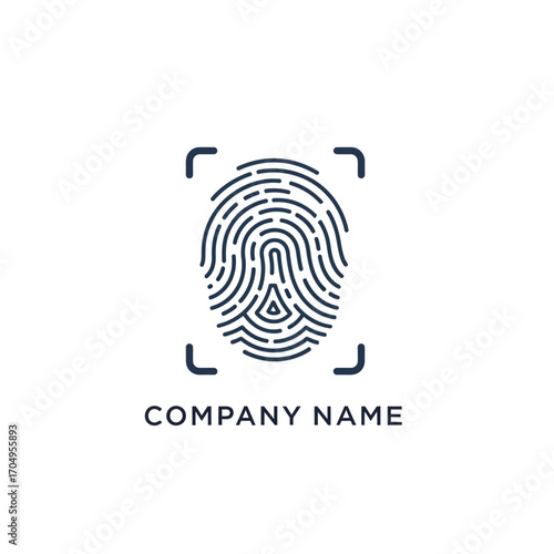 Fingerprint identification technology security authentication access control system.