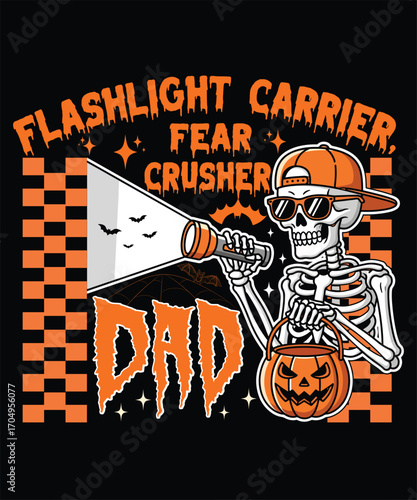 Flashlight carrier fear crusher dad