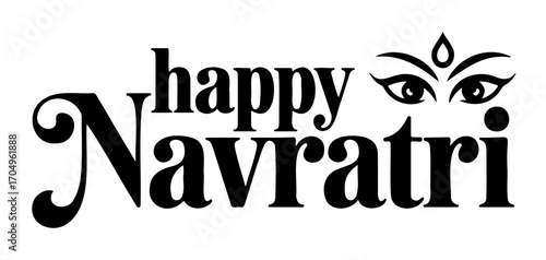 Happy Navratri A vibrant greeting for the nine-night festival