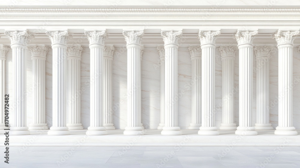 Obraz premium Classic columns architectural background