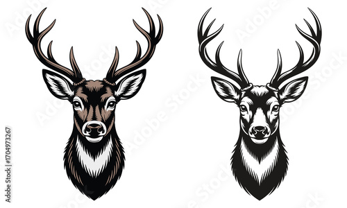 deer head silhouette