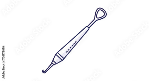 Hand-drawn illustration of a fishing bobber a classic angling accessory.