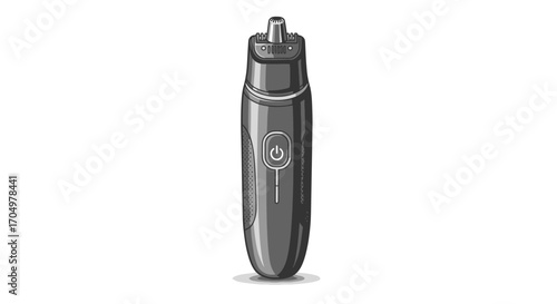 Modern Electric Nose and Ear Hair Trimmer for Personal Grooming.