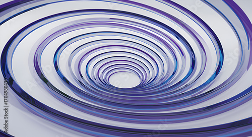 Wallpaper Mural Abstract purple and white spiral optical illusion. Torontodigital.ca