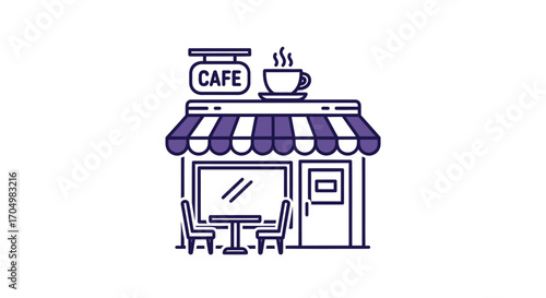 Small Cafe with Outdoor Seating.