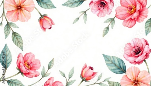 Subtle watercolor floral motif seamlessly repeats, ideal for delicate designs , petal, elegant