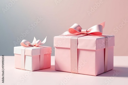 Subtle watercolor gift boxes, pastel palette, delicate pattern, pastel colors, repeat, pretty