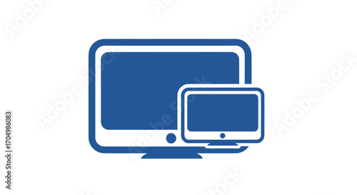 Two Computer Screens Displayed Side by Side.
