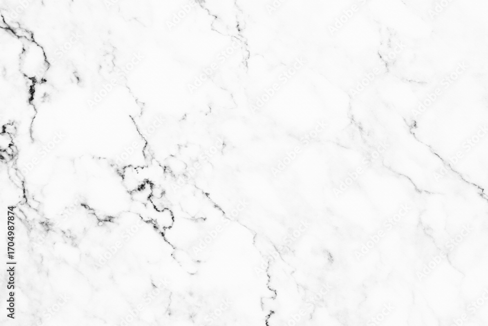 Fototapeta premium White marble texture with natural pattern for background or design art work.