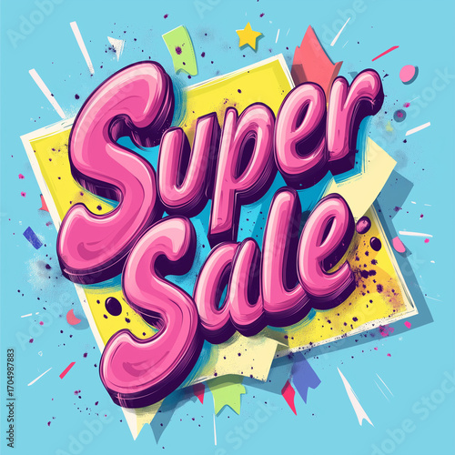 super sale font, cover, background, illustration, advertising, font, shopping, day, singles' day, festival, sale, celebration, text, word, poster, design