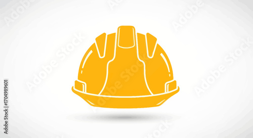 Safety Helmet Illustration.