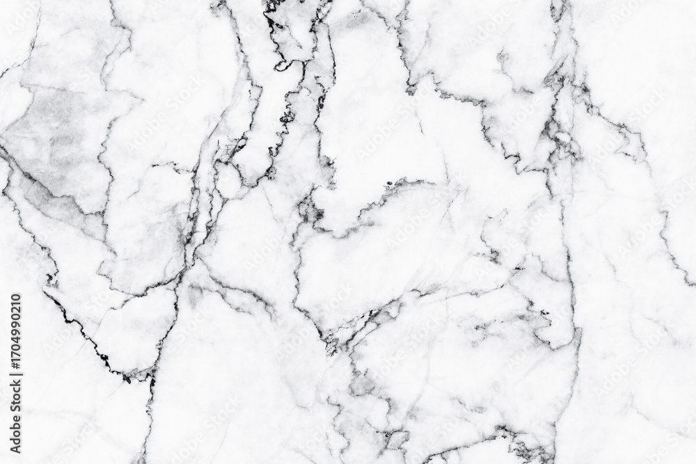 Obraz premium White marble texture with natural pattern for background or design art work.