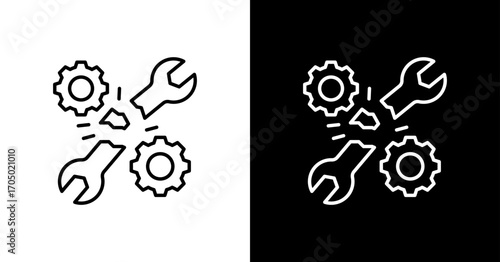 Breakdown Icon Set Multiple Style Collection