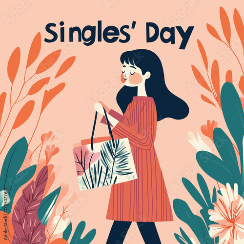 singles' day font, cover, background, illustration, advertising, font, shopping, day, singles' day, festival, sale, fashion, customer, retail, lifestyle, buying, shopaholic, shopper, purchase, welcome