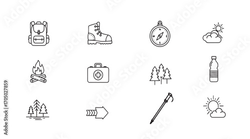 set of icons