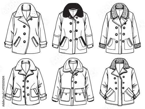 Peacoat Classic Style Warm Winter Wear