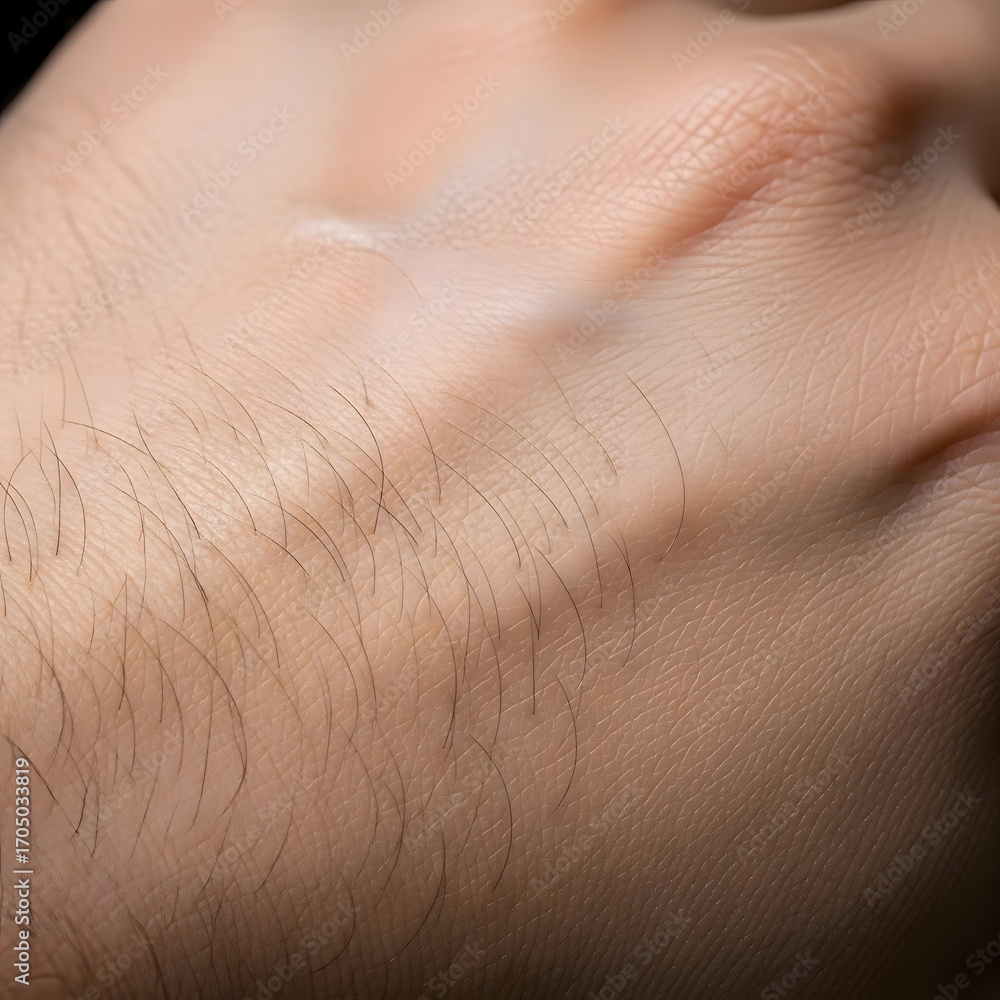 Fototapeta premium Shot of Human Skin Texture and Pores