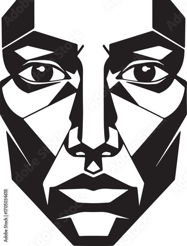 Geometric Human Face Silhouette Vector

Abstract Cubist Face Graphic

Modern Geometric Man's Face Icon