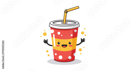 red soda can