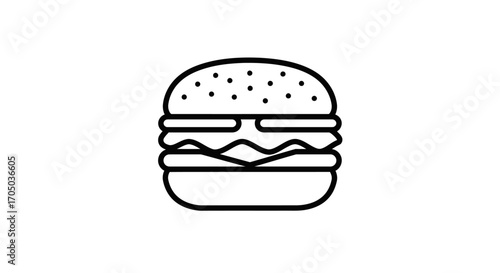 burger in a hat