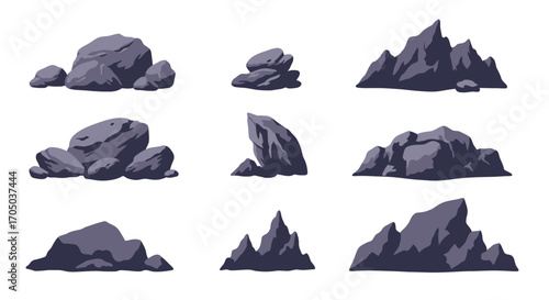 set of mountains