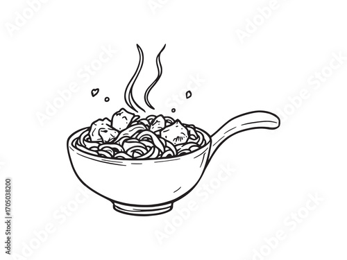 Chicken Noodle Soup Warm Hearty Homemade Meal