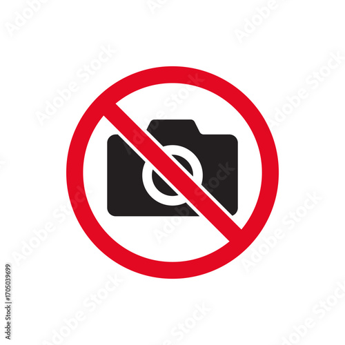 Restricted Camera and Photo Taking Symbol