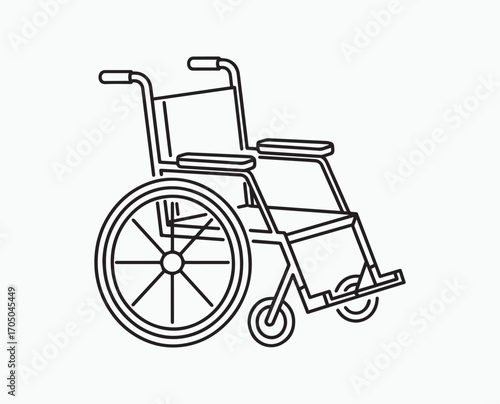 wheelchair icon vector