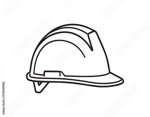 white hard hat