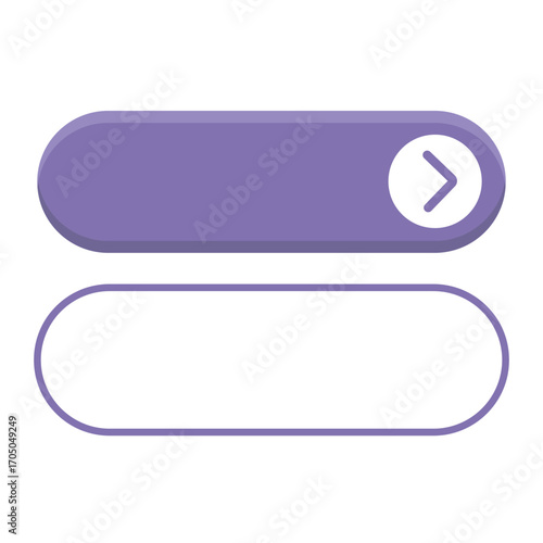 Website button elements. Interface navigation symbol. Click here Vector. User panel illustration. EPS 10.