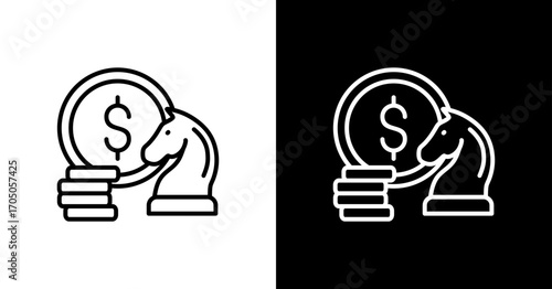 Financial Management Icon Set Multiple Style Collection