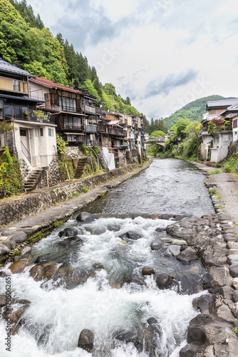 Gujo Hachiman, a pristine town in Gifu Prefecture, Central Japan, is known for its waterway system and water quality from its river resource