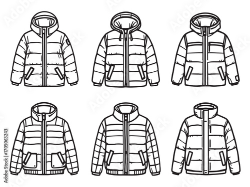 Puffer jacket essential clothing for warmth