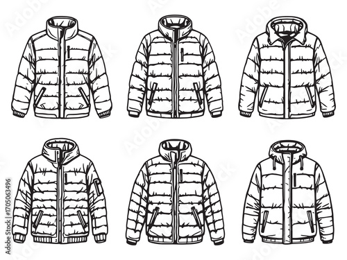 Puffer jacket cozy design for cold